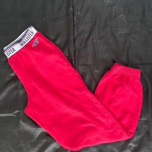 Hollister Size Small Red Sweats